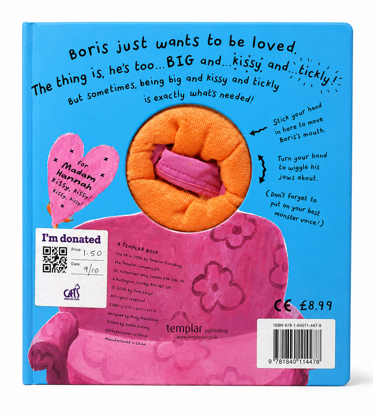 Boris - lovable orange monster